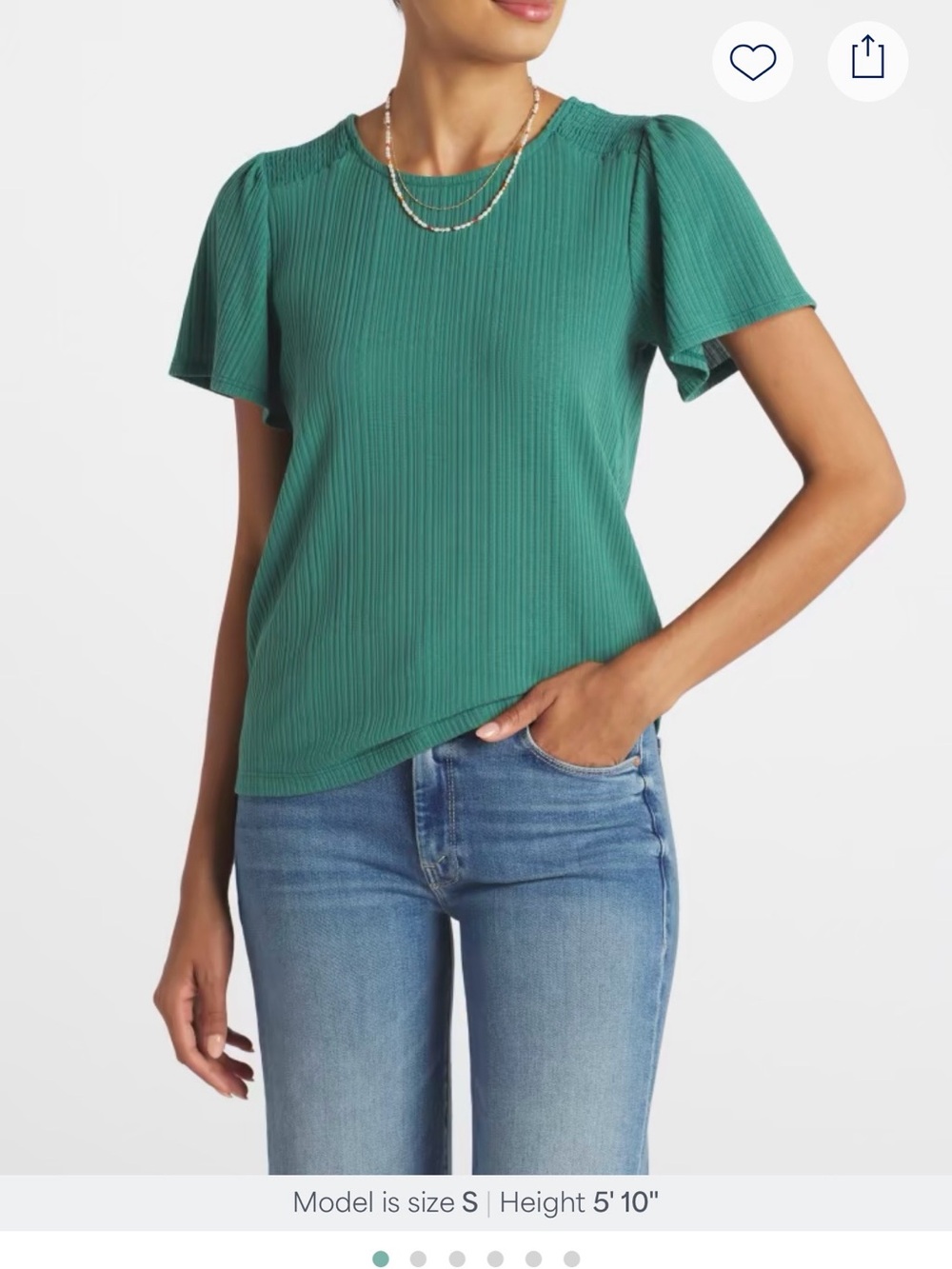 Nevea Flutter Sleeve Knit Top
